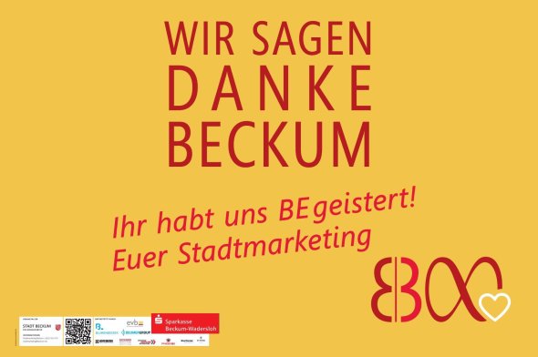 Bedankt poster Publiek voor het hoofdpodium