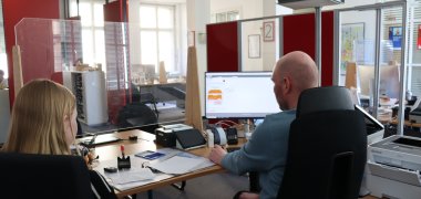 Arbeit im Bürgerbüro