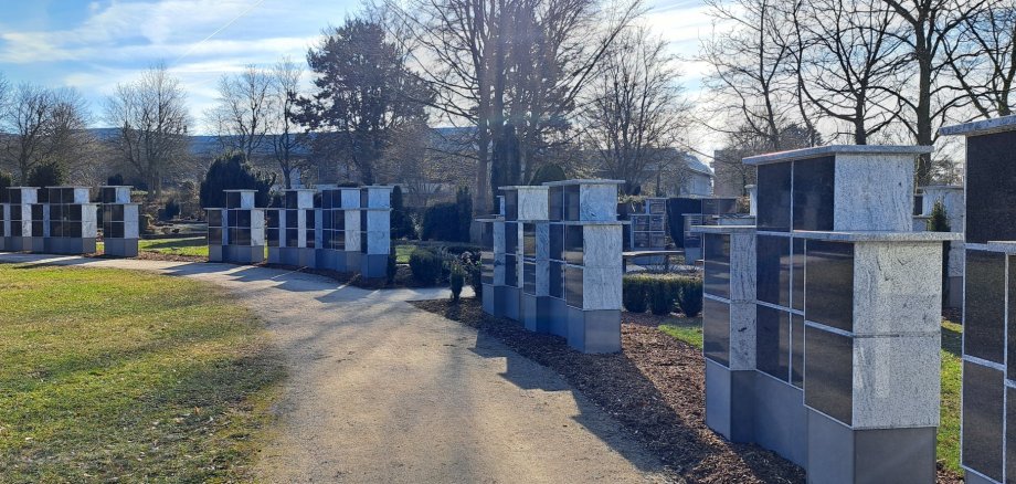 Urnennischen im Kolumbarium