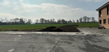 Baustraße zurückgebaut